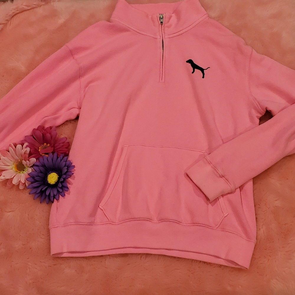 VS Pink high collar pullover